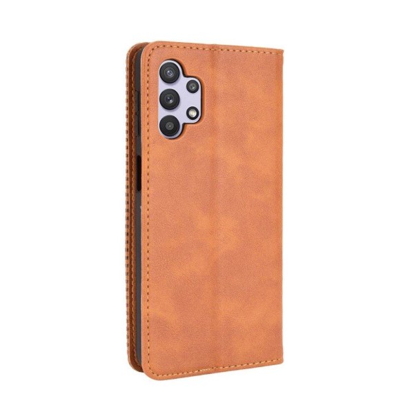 Bofink Vintage Samsung Galaxy A32 5G Læder etui - Brun Brown