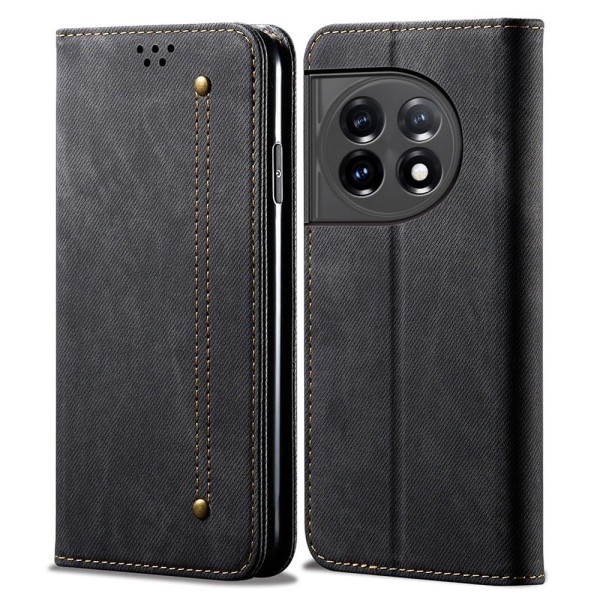 Jeans OnePlus 11R Flip Etui - Sort Black
