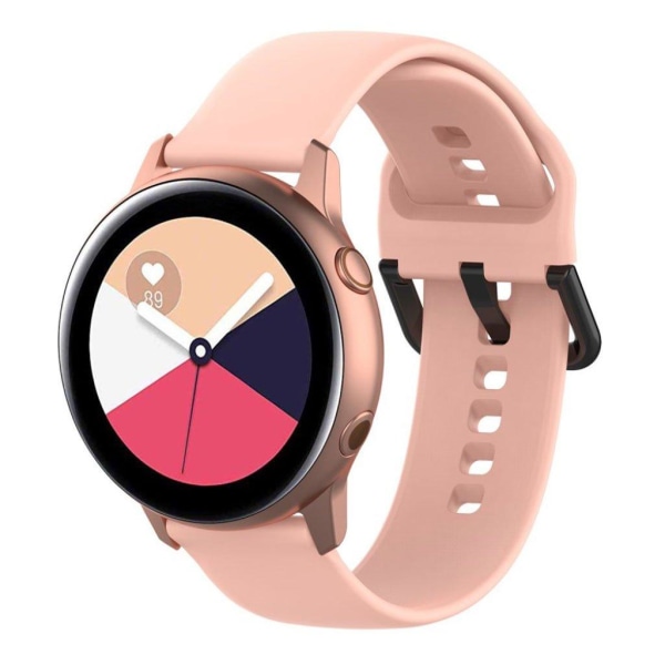Samsung Galaxy Watch Active durable silicone watch band - Pink Rosa