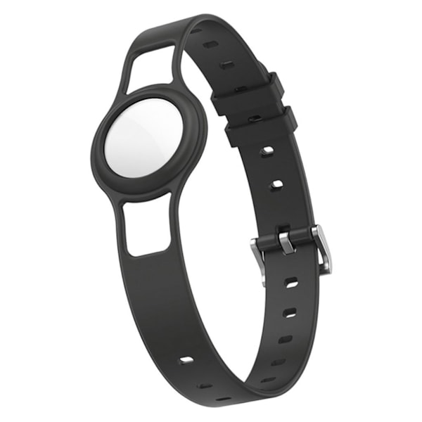 Beskyttende urrem i silikone til AirTags - Sort Black