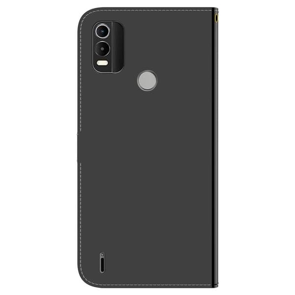 Mirror Nokia C21 Plus flip-etui - Svart Black
