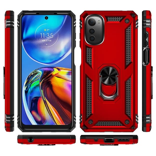 Bofink Combat Motorola Moto E32 Suojakotelo - Punainen Red