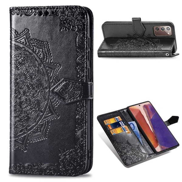 mandala Samsung Galaxy Note 20 5G / Note 20 flip etui - sort Black
