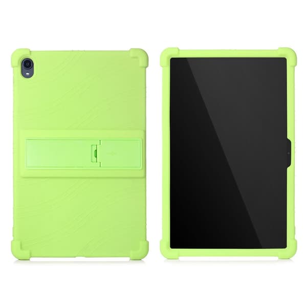 Lenovo Tab P11 silikonfodral med utdragbar kickstand - Grön Grön