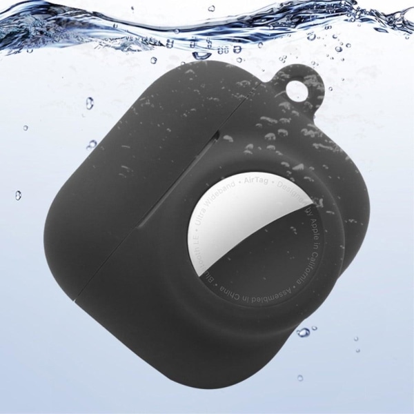 AirPods 3 / AirTag 2-in-1 silicone cover - Black Black