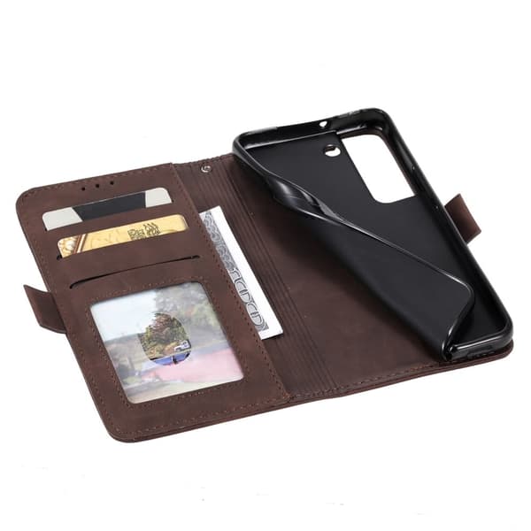 Surburbian Samsung Galaxy S22 Plus læder flip etui - Sort Black