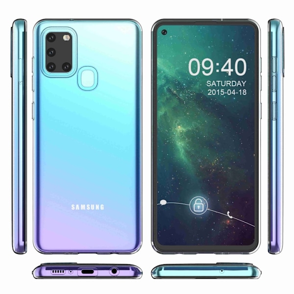 Ultrasmalt transparent fodral för Samsung Galaxy A21s Transparent