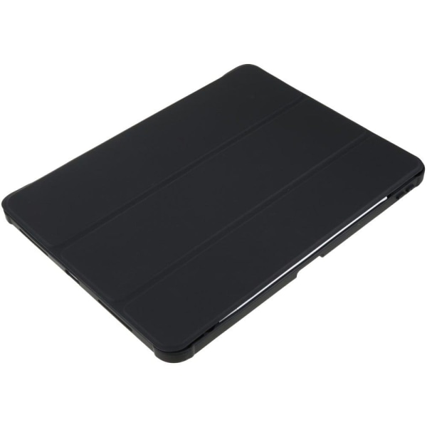 iPad Pro 12.9 (2022) / (2021) / (2020) tri-fold leather and acry Svart