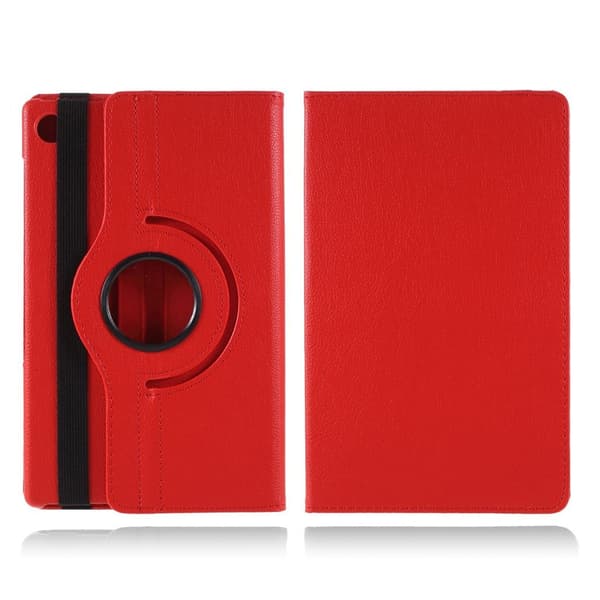 Lenovo Tab M10 HD Gen 2 360 graders roterbart läderfodral - Röd Röd