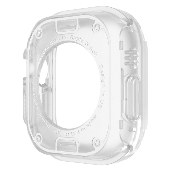 Apple Watch Series 8 (45 mm) skyddsram - Transparent Vit