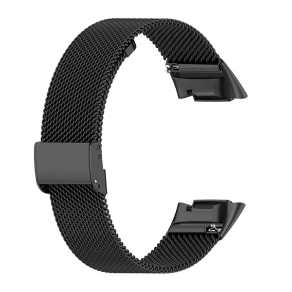 Fitbit Charge 5 luxurious style watch strap - Black Svart