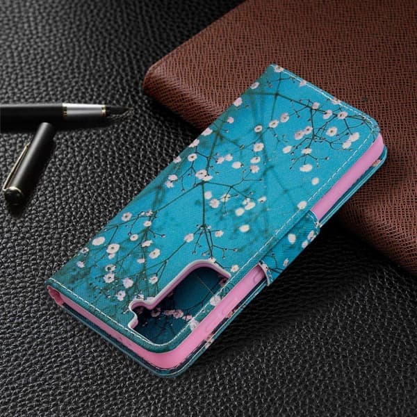 Wonderland Samsung Galaxy S21 Flip Case - luumun kukinta Blue