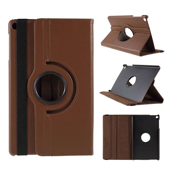 Samsung Galaxy Tab A 10.1 (2019) litchi lædercover - brun Brown