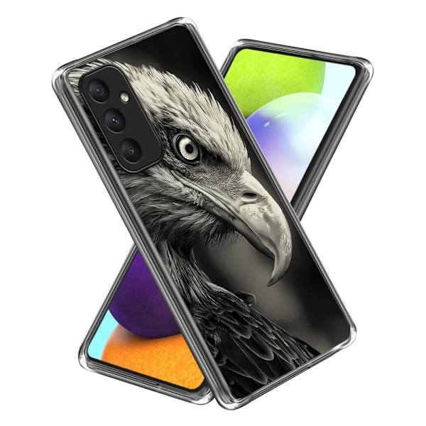 Deco Samsung Galaxy A15 deksel - Style K Silver grey
