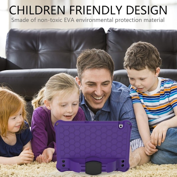 Huawei MediaPad T5 hunajakenno ihon tapauksessa - Violetti / Musta Purple