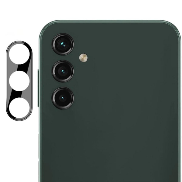 IMAK kameraskydd i glas med linsskydd i akryl för Samsung Galaxy A14 - Svart Upplaga Svart