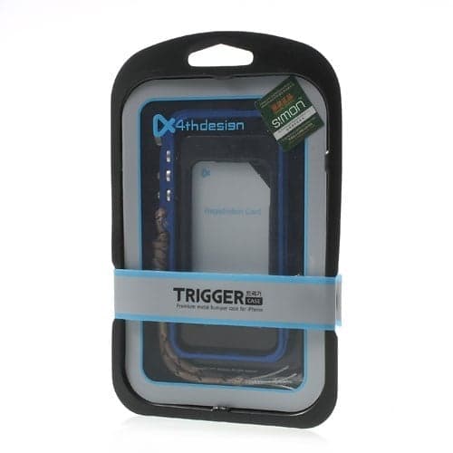 Premium (blå) iPhone 6 metall Bumper Blue
