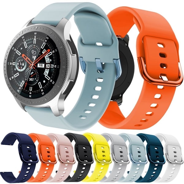 Samsung Gear S3 Active silikoninen kellonauha - Musta Black