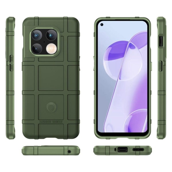 Rugged Shield Suojakotelo OnePlus 10 Pro - Vihreä Green