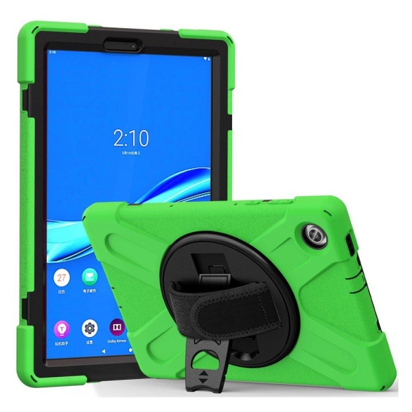 Lenovo Tab M10 FHD Plus 360 kääntyvä silikonikotelo - Vihreä Green