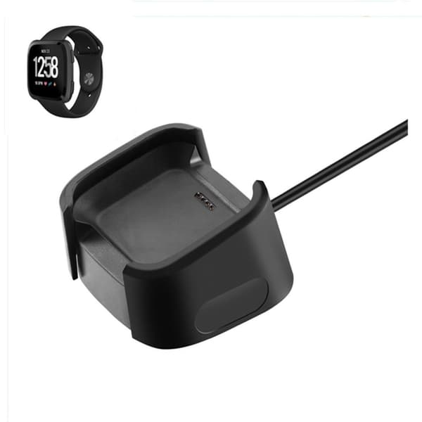 Fitbit Versa 2 USB fast opladningsstation Black