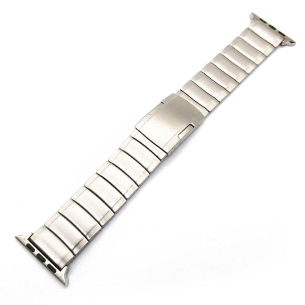 Apple Watch serie 4 40mm rustfri urrem med en perle - sølv Silver grey