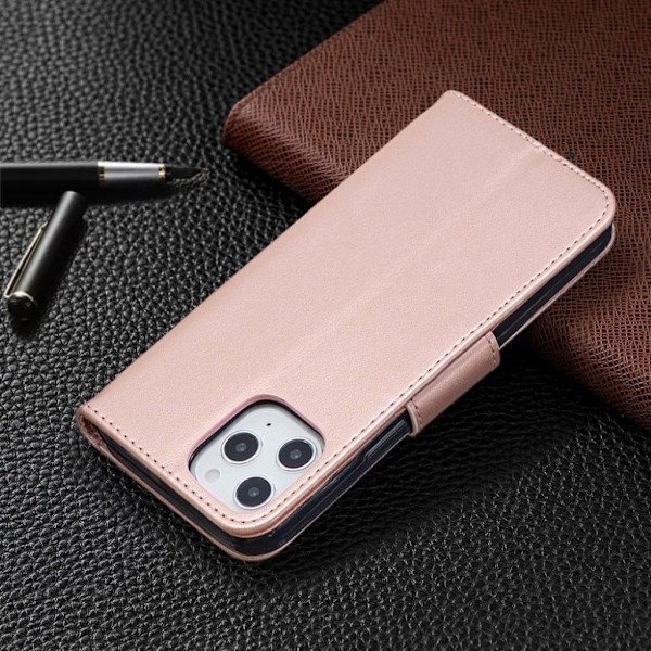 Butterfly iPhone 12 Pro Max Flippetui - Rose Gull Pink