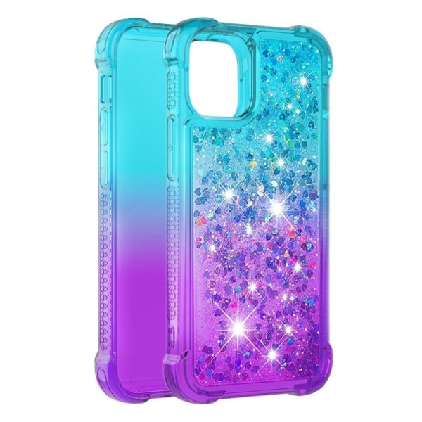 Princess iPhone 12 Mini cover - Cyan / Purple Purple