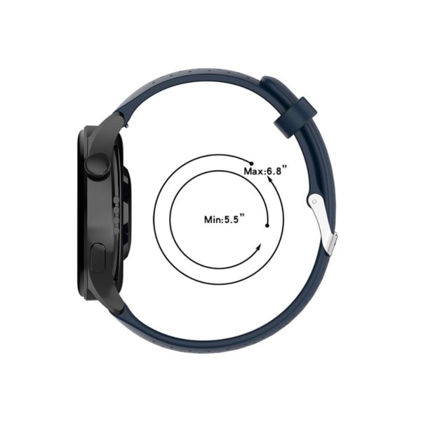 Polar Grit X / Vantage M / M2 breathable silicone watch strap - Blue
