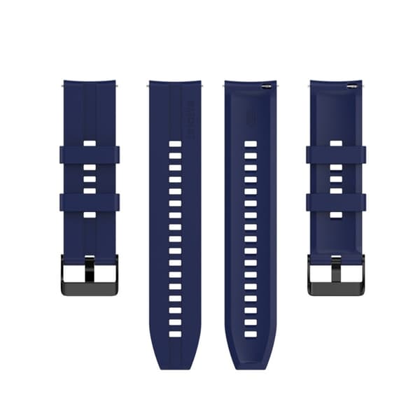 22mm universaali silikoninen kellohihna - Laivastonsininen Blue