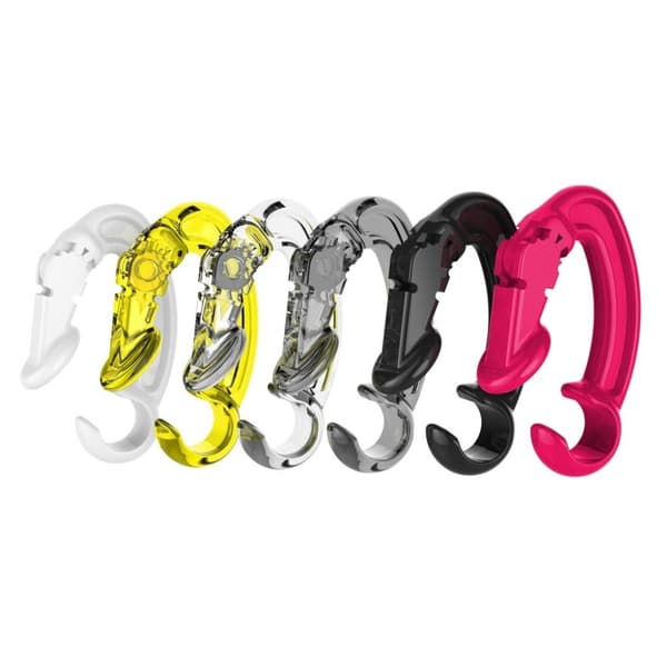 Airpods anti lost øretelefon clip - sort Black