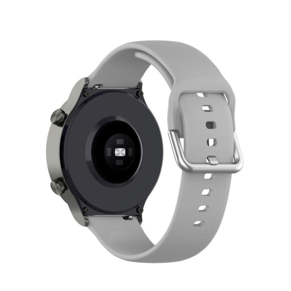 Universal comfortable silikon klockarmband - grå Storlek: L Silvergrå