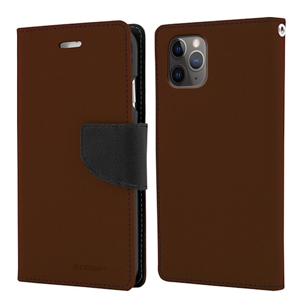 MERCURY Fancy Diary - IPhone 11 Pro - Brun Brun