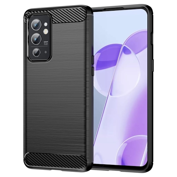 Carbon Flex Suojakotelo OnePlus 9RT 5G - Musta Black