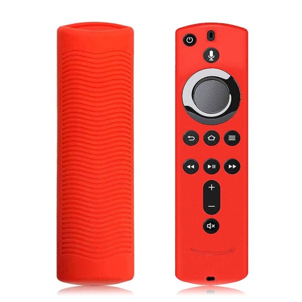 Amazon Fire TV Stick 4K (3.) / 4K (2.) simpelt silikonecover - R Red