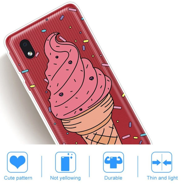 Deco Samsung Galaxy A01 Core Etui - Ice Cream Pink