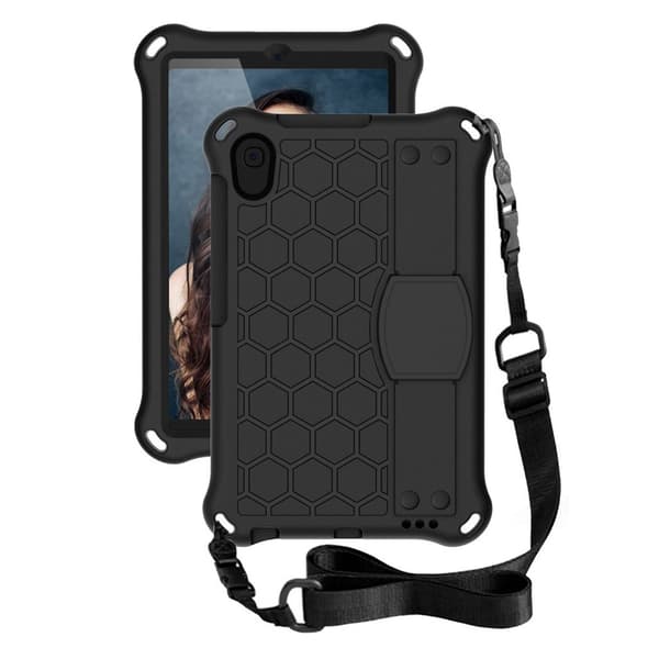 Huawei MediaPad M5 Lite 8 etui med honeycomb-tekstur - Svart Black