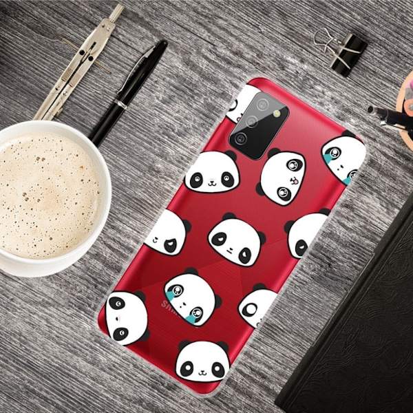 Deco Samsung Galaxy A02s Etui - Pandaer White