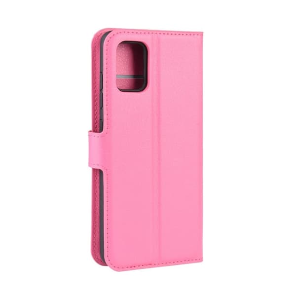 Classic Samsung Galaxy A51 flip etui - Rose Pink