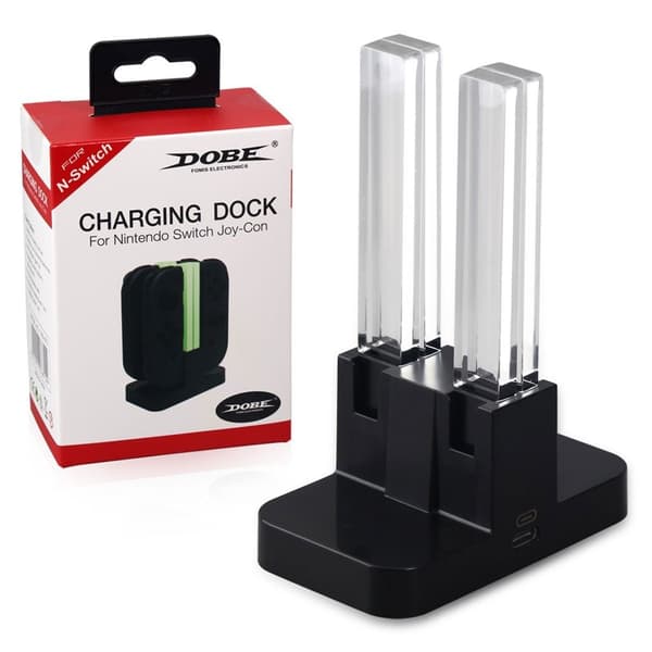 DOBE TNS-875 Nintendo Switch joy-con Fire opladningsstation Black