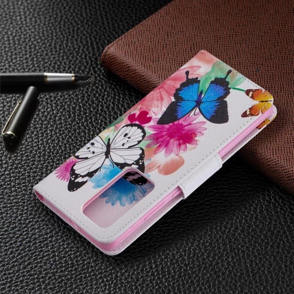 Wonderland Huawei P40 Pro etui - Livlige Sommerfugle Multicolor