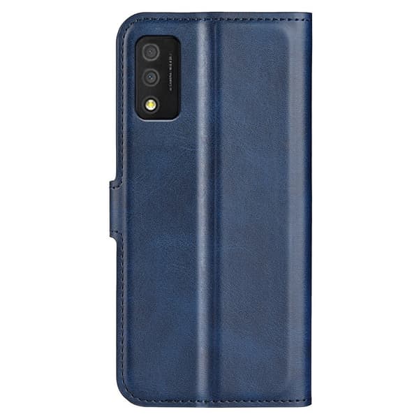 TCL 30 T nahkainen lompakokkotelo - Sininen Blue
