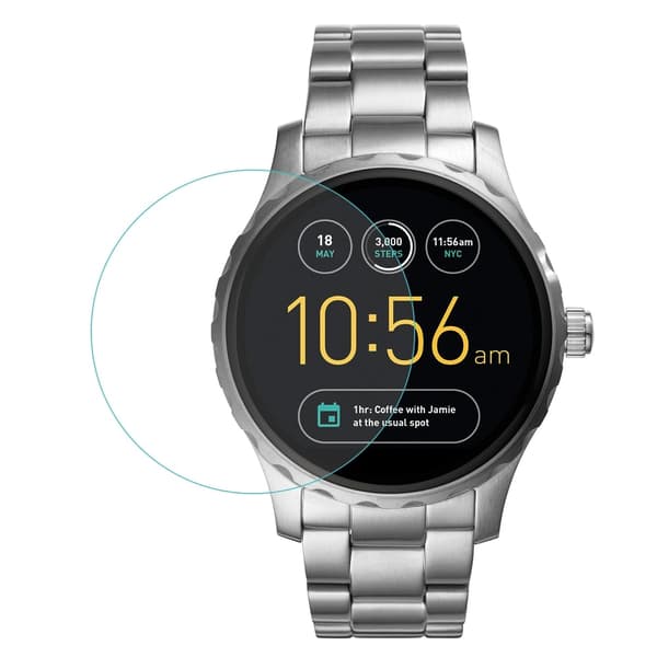 Fossil Q Marshal Gen 2 HD-skærmbeskyttelse Transparent