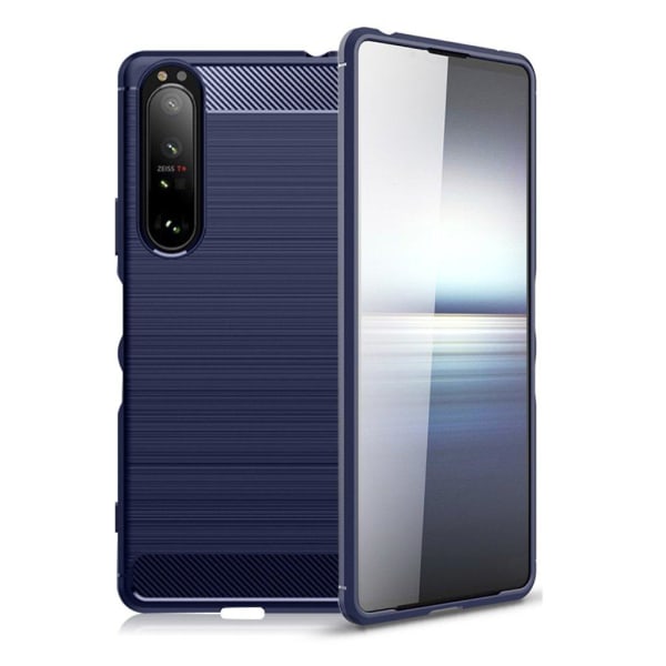 Carbon Flex case - Sony Xperia 1 III - Blue Blue