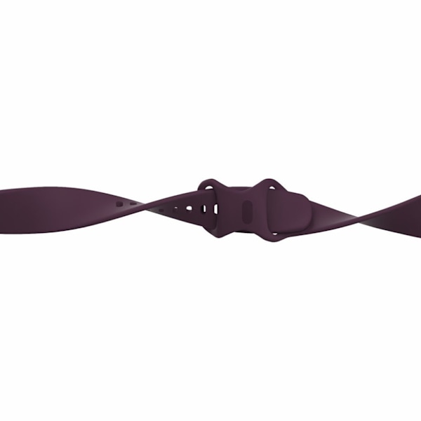 Fitbit Versa 3 / Sense silikone rem - mørkelilla Størrelse: S Purple