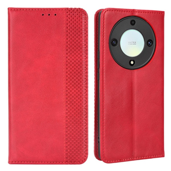 Bofink Vintage Honor Magic5 Lite / X9a / X40 Læder Etui - Rød Red