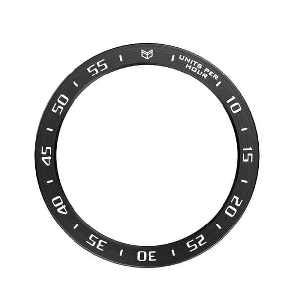 Samsung Galaxy Watch 5 (44mm) styling-klockring - Svart / Vit Svart