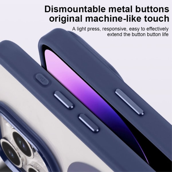 Fodral till iPhone 15 Pro Max med MagSafe-kompatibilitet - Vit Vit