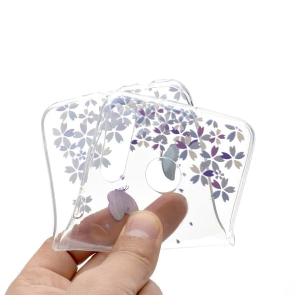 Deco Samsung Galaxy A70e deksel - Sommerfugl og blomster Multicolor