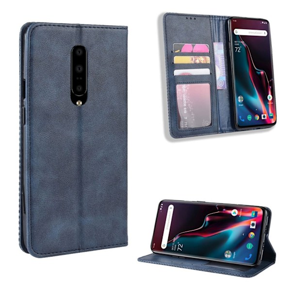 Bofink Vintage OnePlus 7 Pro etui - Blå Blue